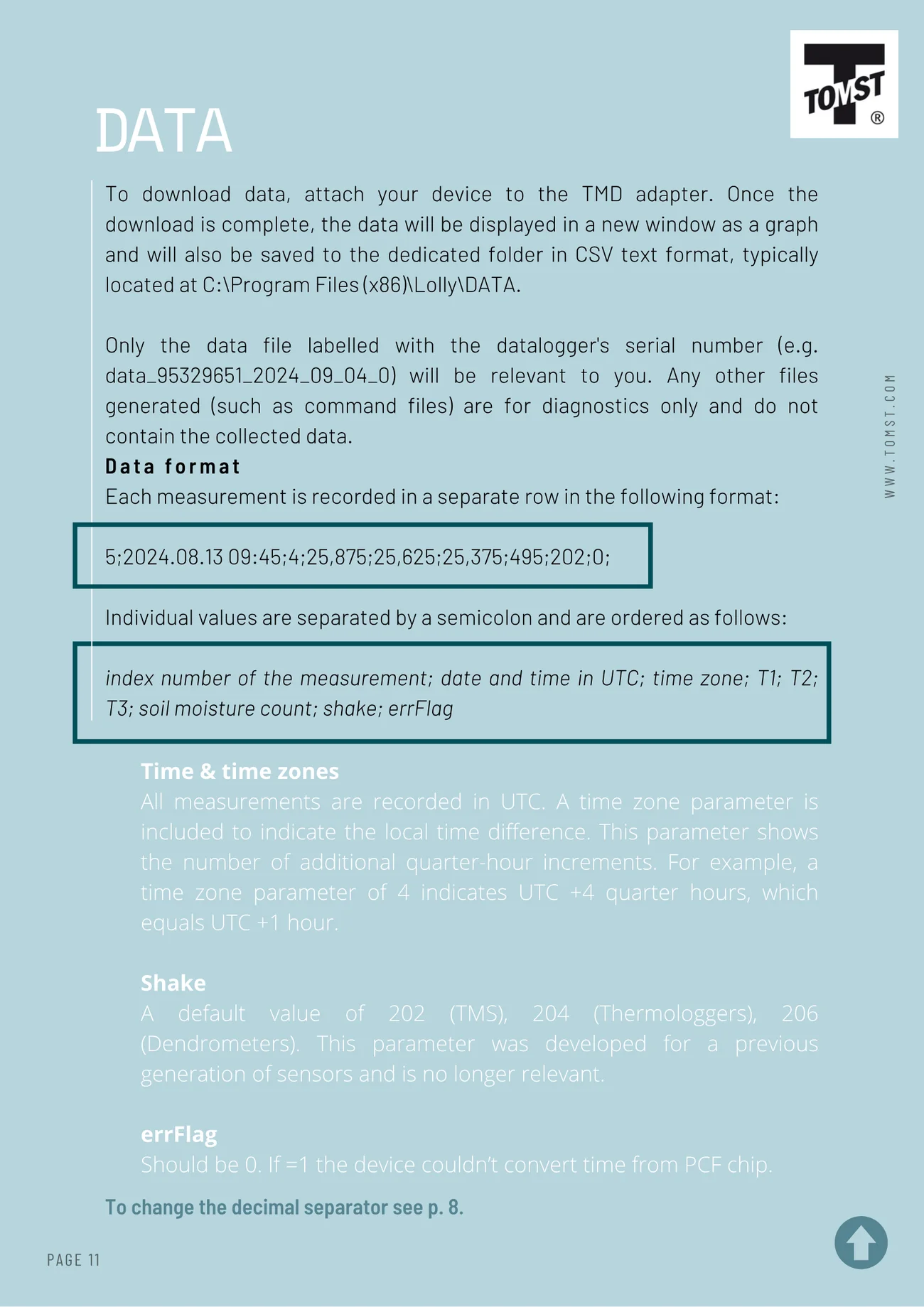 Lolly Software Handbook - page 11
