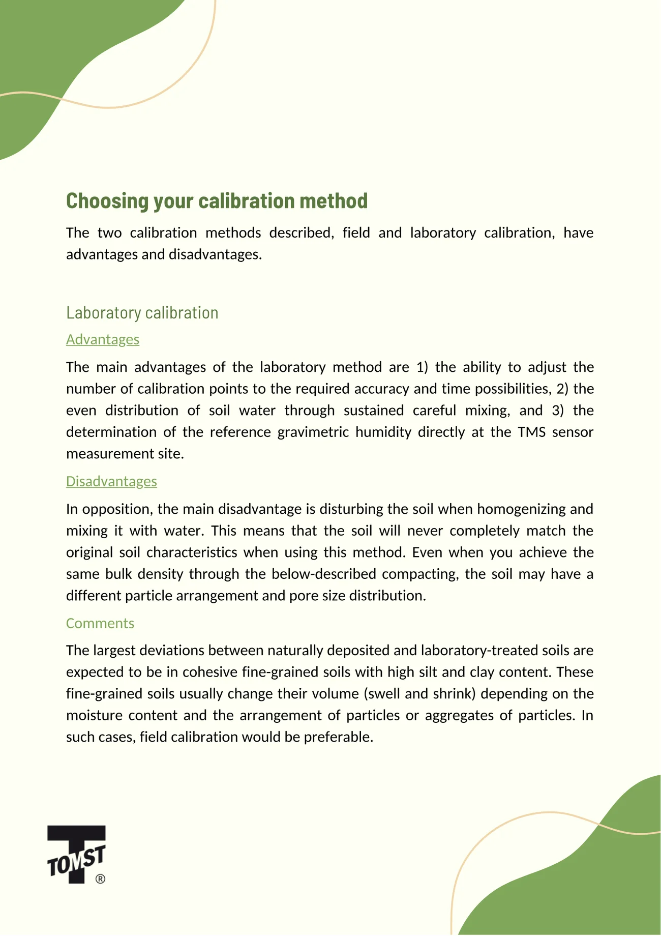 TMS Calibration Handbook - page 11