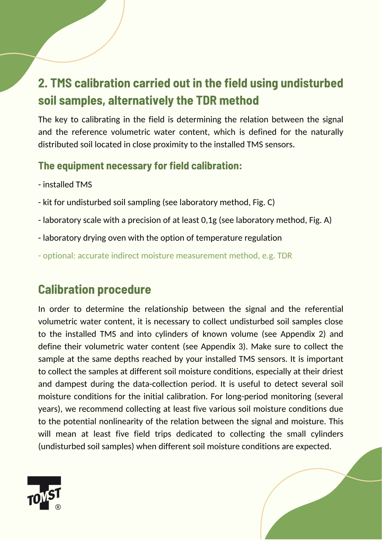 TMS Calibration Handbook - page 8